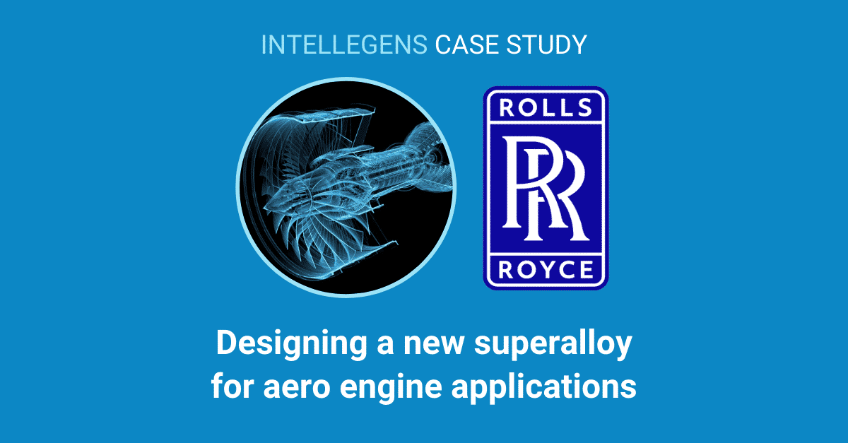 Design of a nickel-base superalloy with Rolls-Royce