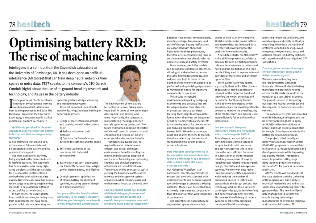 Optimizing Battery R&D: The Rise of Machine Learning