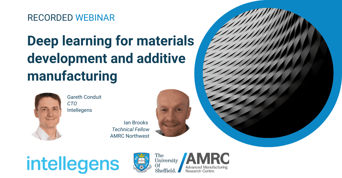 Recorded webinar - the application of machine learning methods in solving problems in materials development