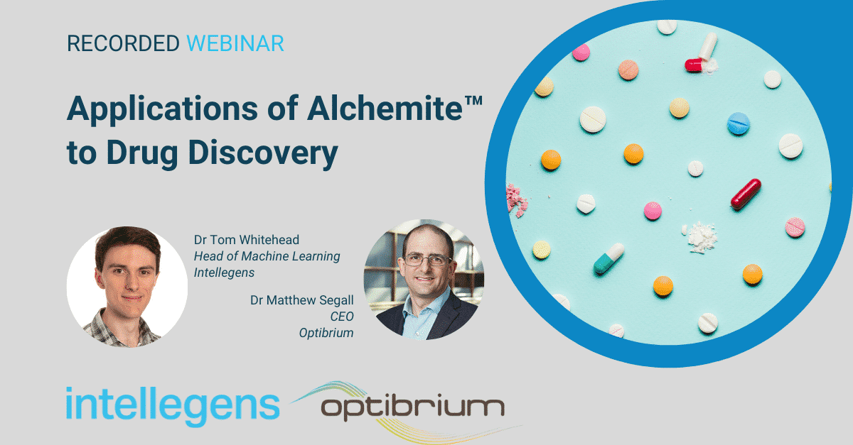Recorded webinar - Applications of Alchemite™ to Drug Discovery