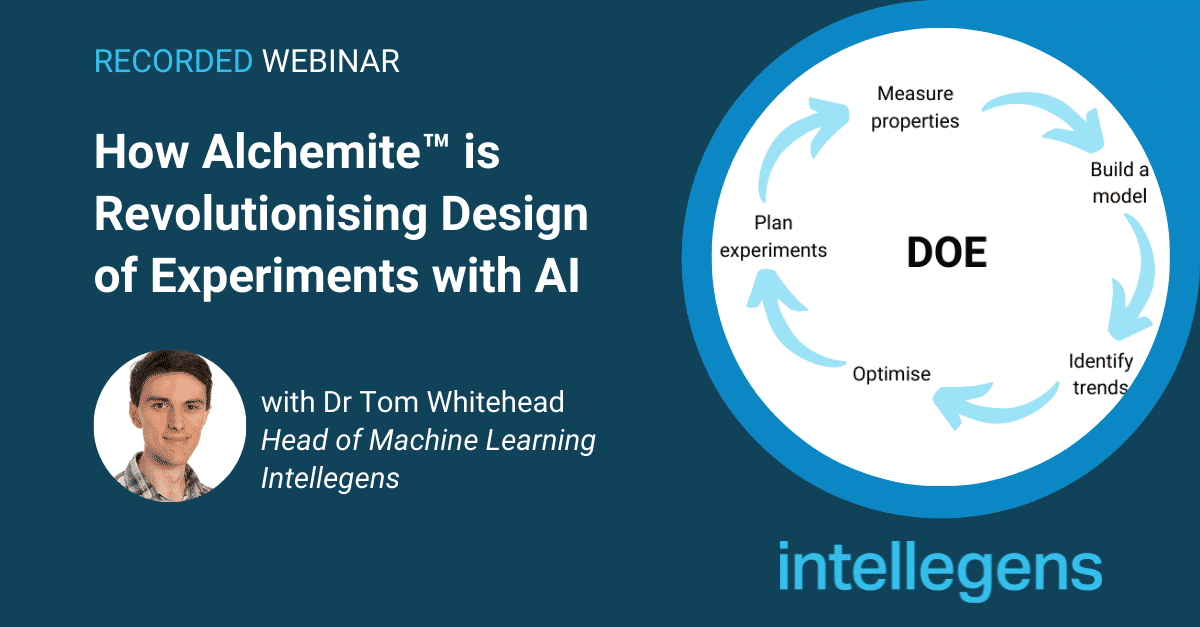 Recorded webinar - How Alchemite™ guides Design of Experiment campaigns
