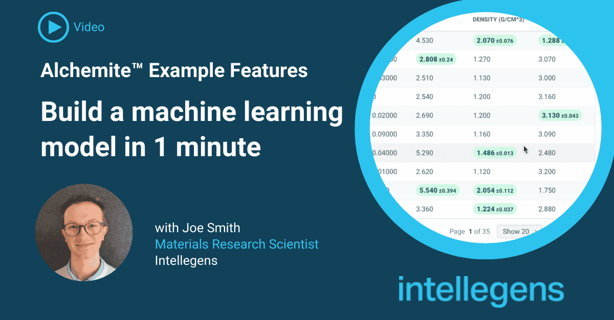 Build a machine learning model in 1 minute