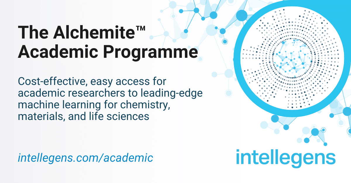 Intellegens announces Alchemite™ Academic Programme