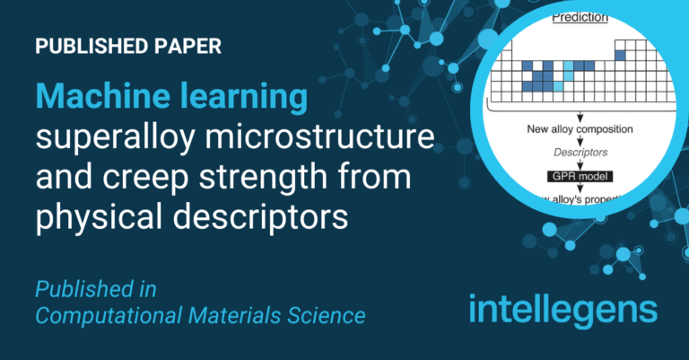 Paper - ML superalloy microsrtructure and creep strength from physical descriptors