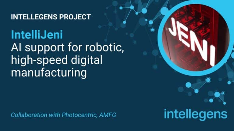 IntelliJeni project applies AI to guide autonomous 3D Printing