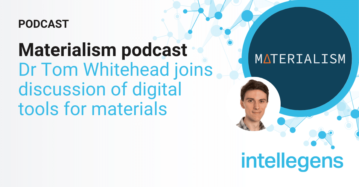 Intellegens features in Materialism Podcast