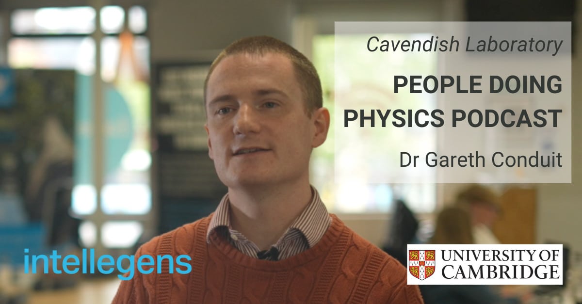 Cavendish Lab people doing physics podcast