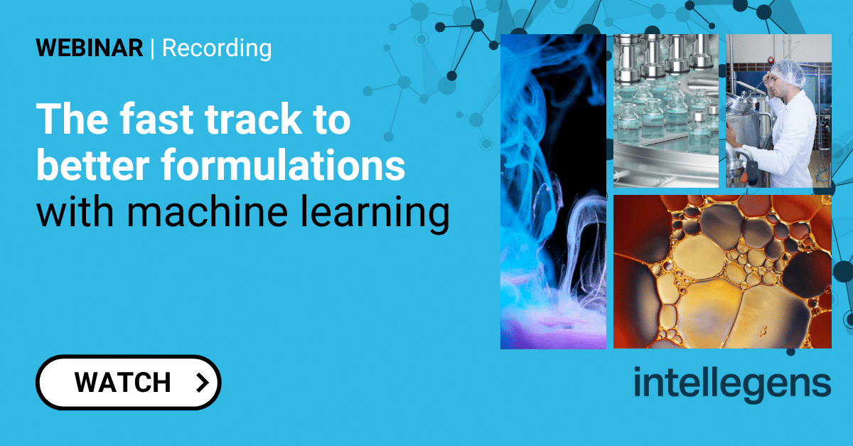 Recorded webinar – The fast track to better formulations with machine learning