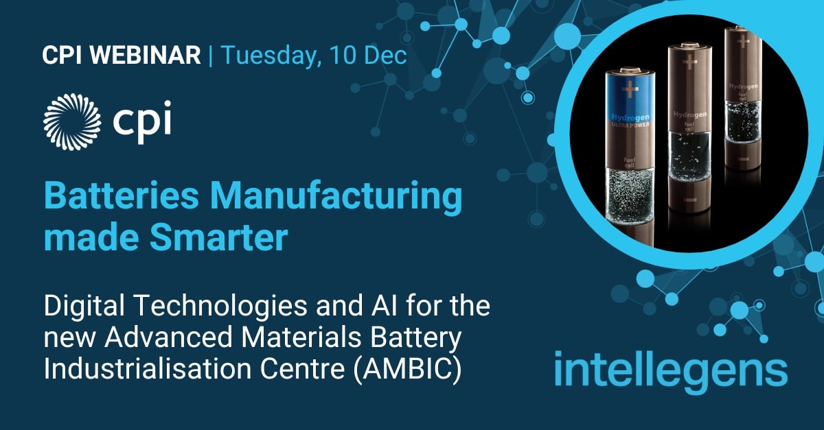 CPI Webinar – Battery manufacturing made smarter (10 Dec, 2024)